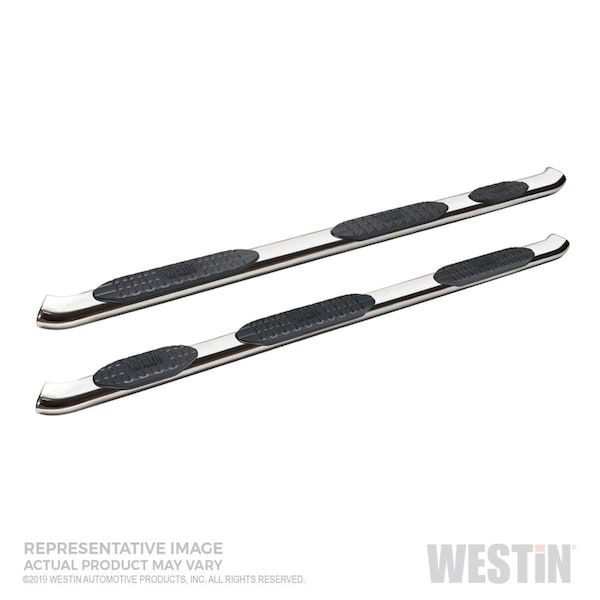 Westin Automotive 19-C SILVERADO/SIERRA 1500 CREW CAB(6.5 FT BED)SS PRO TRAXX 5 W2W OVAL NERF BARS 21-534690 - main
